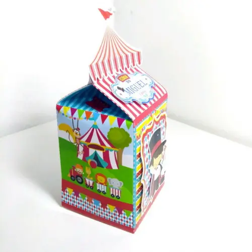 Caixa Milk - Circo