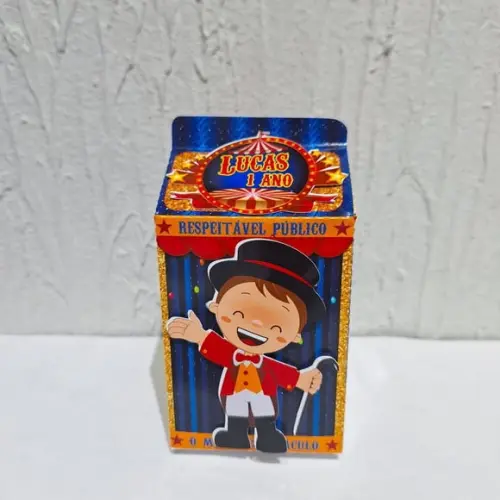 Caixa Milk - Circo Vintage