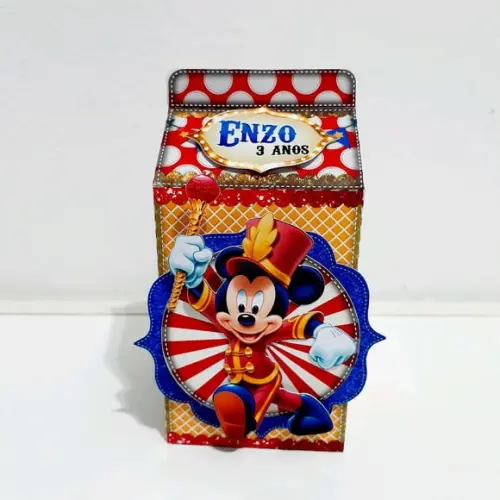 Caixa Milk - Circo do Mickey