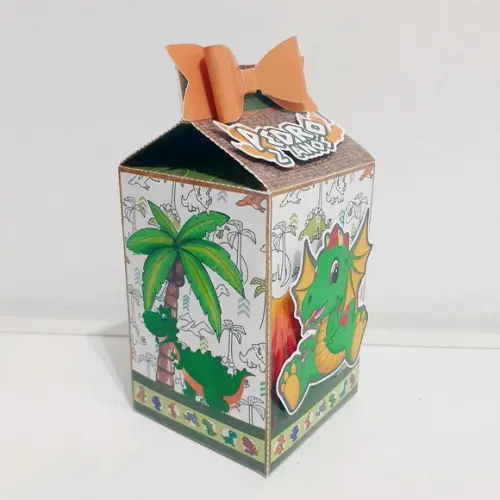 Caixa Milk - Dinossauro