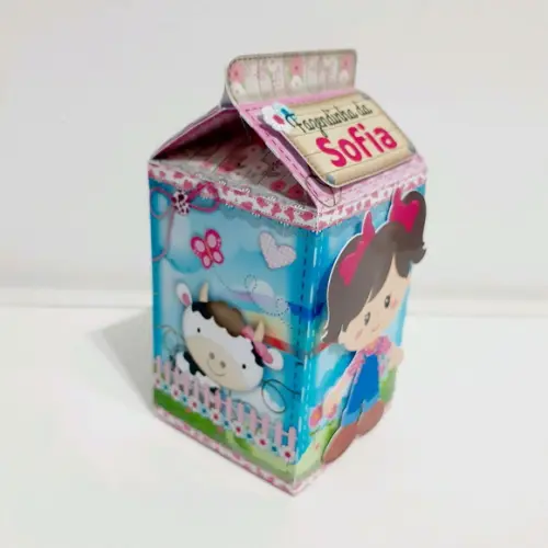 Caixa Milk - Fazendinha Menina