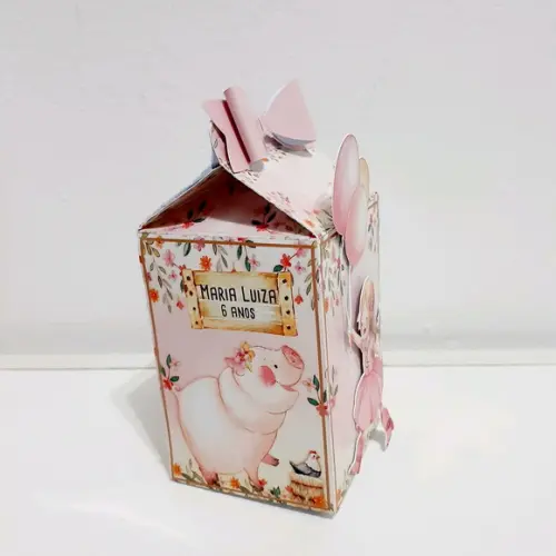 Caixa Milk - Fazendinha Menina