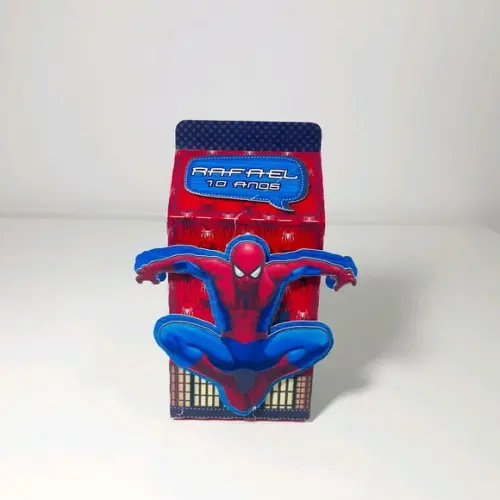 Caixa Milk - Homem Aranha