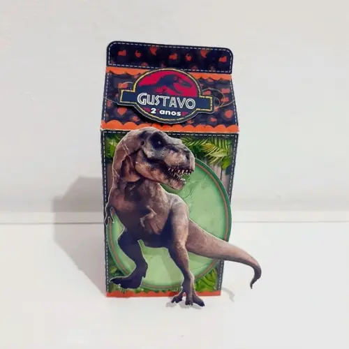 Caixa Milk - Jurassic Park