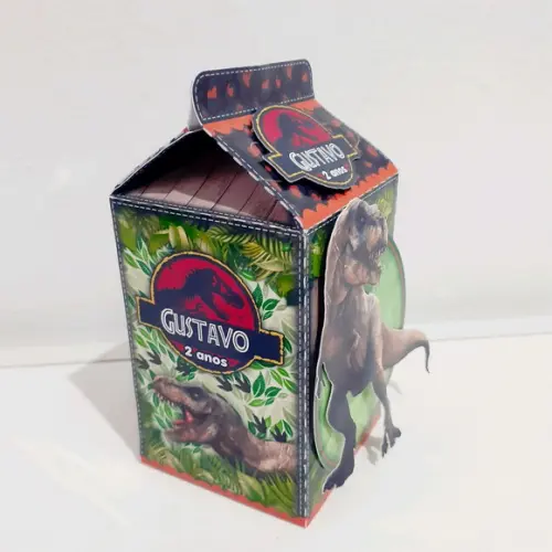 Caixa Milk - Jurassic Park