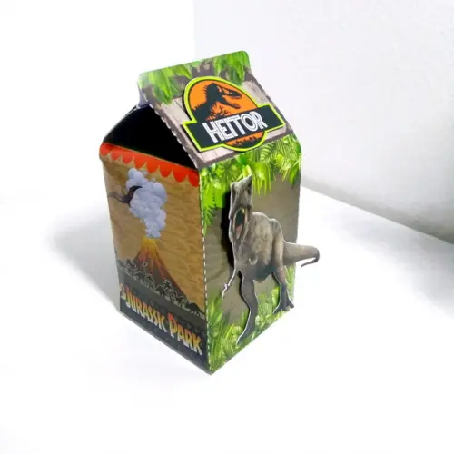 Caixa Milk - Jurassic Park