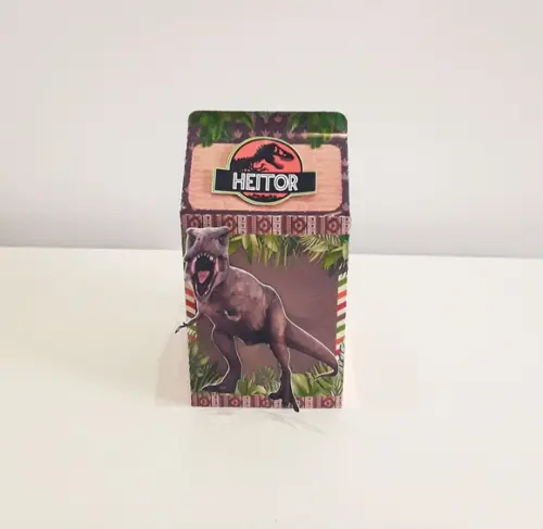 Caixa Milk - Jurassic Park