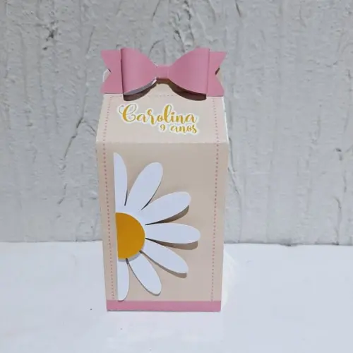 Caixa Milk - Margaridas
