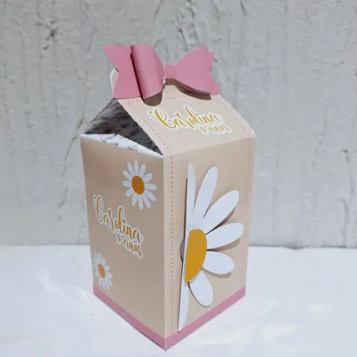 Caixa Milk - Margaridas