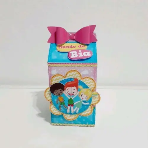 Caixa Milk - Mundo Bita Rosa