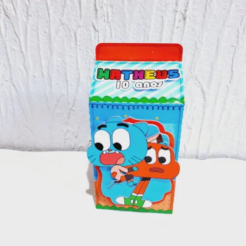 Caixa Milk - o Incrivel Mundo de Gumball
