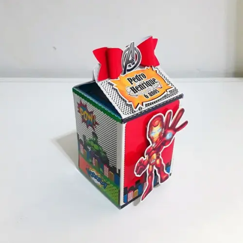Caixa Milk - os Vingadores