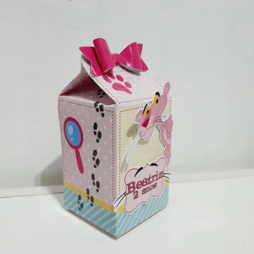 Caixa Milk - Pantera Cor de Rosa