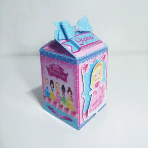 Caixa Milk - Princesas Cute