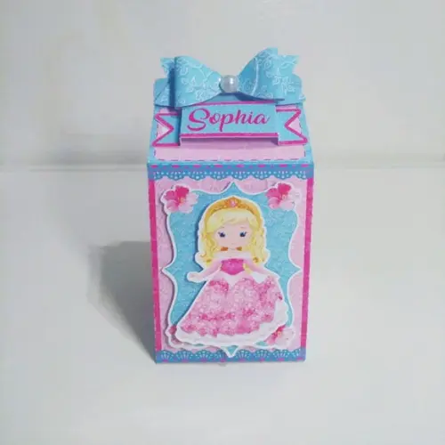 Caixa Milk - Princesas Cute