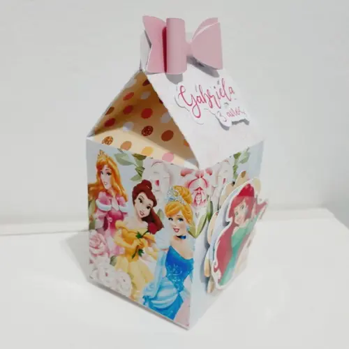 Caixa Milk - Princesas Disney