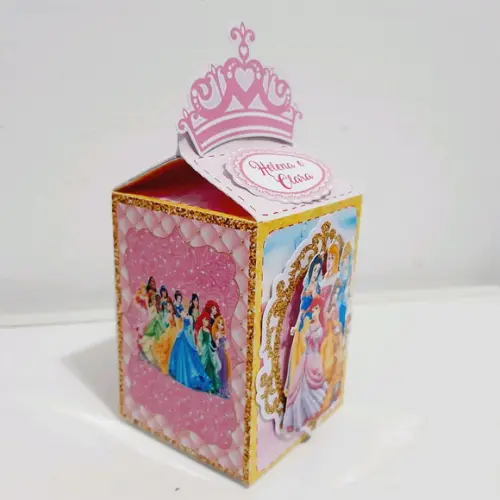 Caixa Milk - Princesas Disney