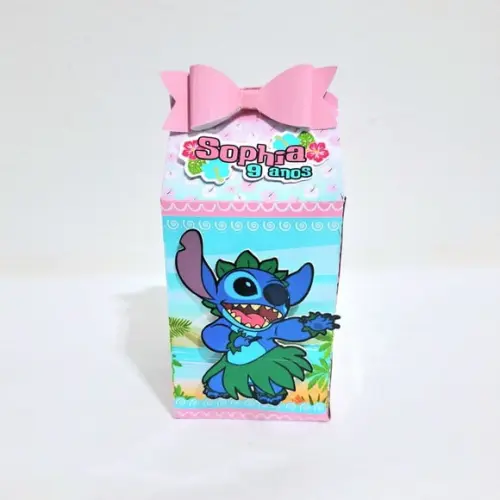 Caixa Milk - Stitch e Angel