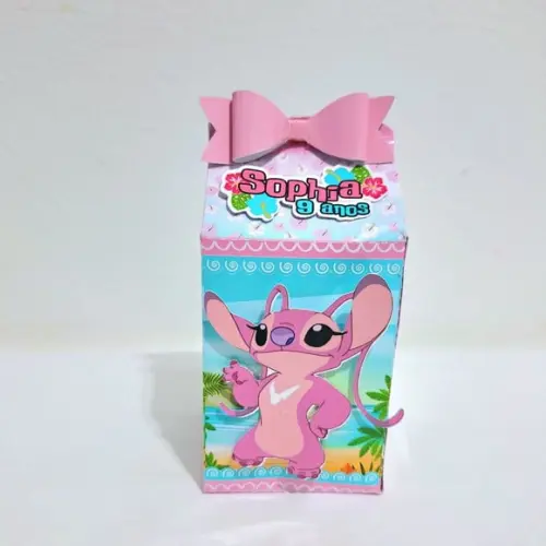 Caixa Milk - Stitch e Angel