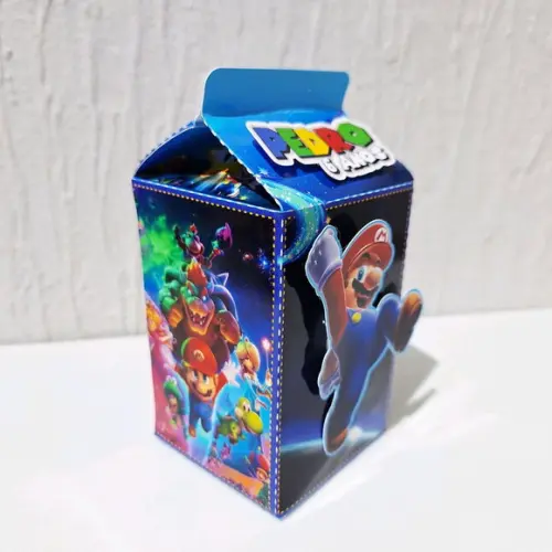Caixa Milk - Super Mário Galaxy