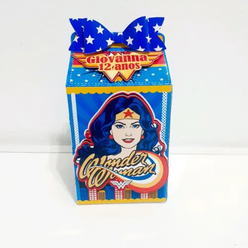 Caixa Milk -mulher Maravilha