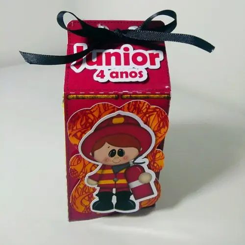 Caixa Milk- Bombeiro