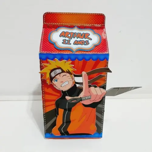 Caixa Milk- Naruto