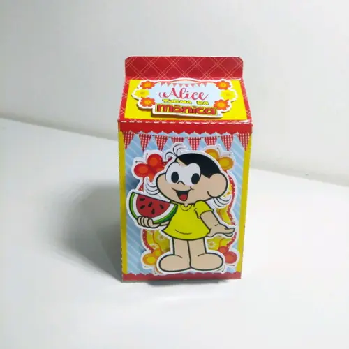 Caixa Milk- Turma da Mônica