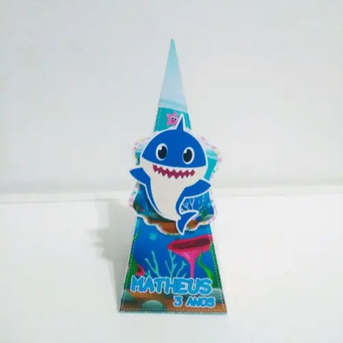 Caixa Pirâmide - Baby Shark