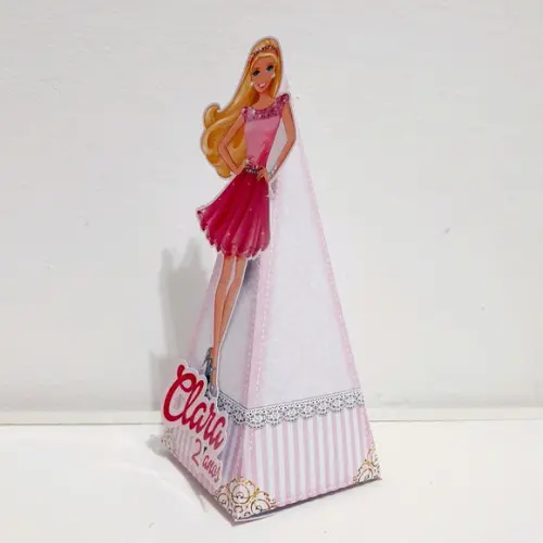 Caixa Piramide - Barbie