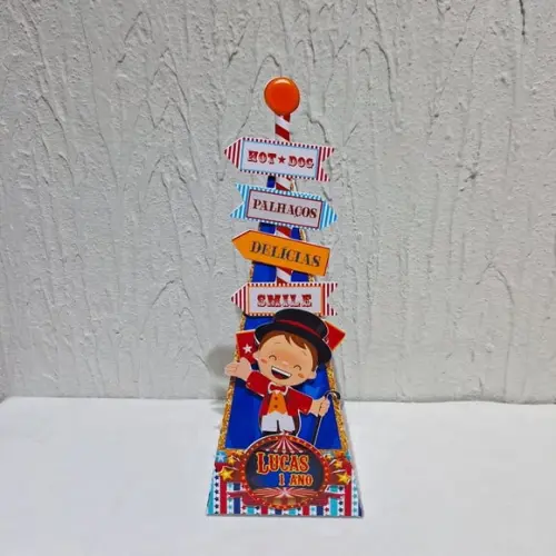 Caixa Piramide - Circo Vintage