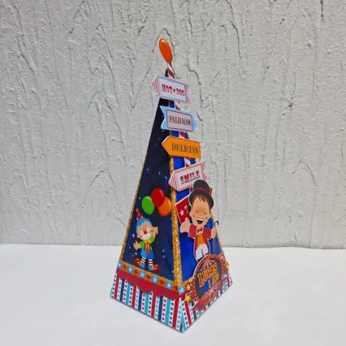 Caixa Piramide - Circo Vintage