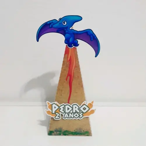 Caixa Piramide - Dinossauro