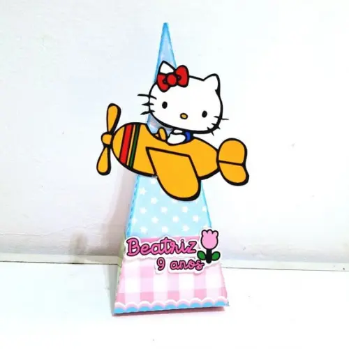 Caixa Piramide - Hello Kitty e Amigos