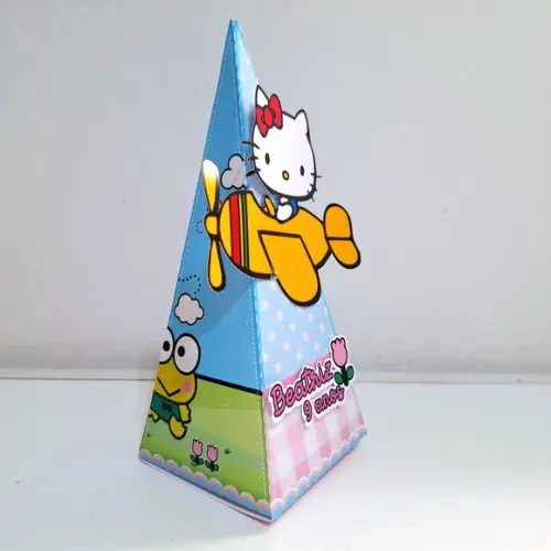Caixa Piramide - Hello Kitty e Amigos