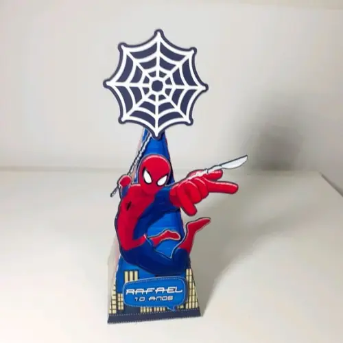 Caixa Piramide - Homem Aranha