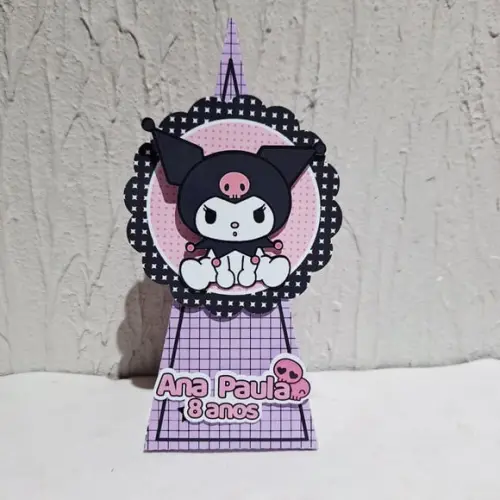 Caixa Piramide - Kuromi