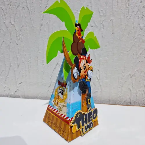 Caixa Piramide - Mickey Pirata