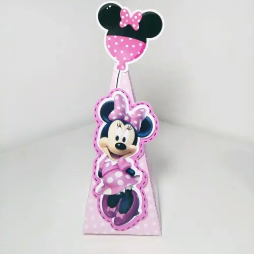 Caixa Pirâmide - Minnie Rosa