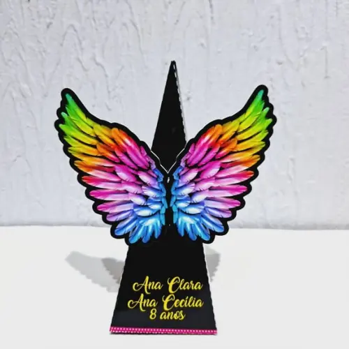Caixa Piramide - Neon