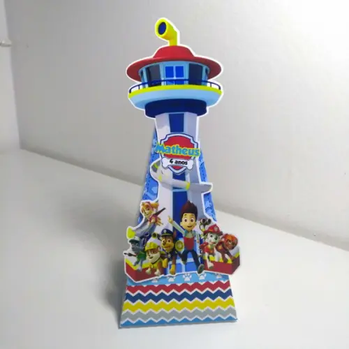 Caixa Piramide - Patrulha Canina