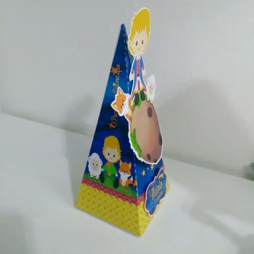 Caixa Piramide - Pequeno Príncipe