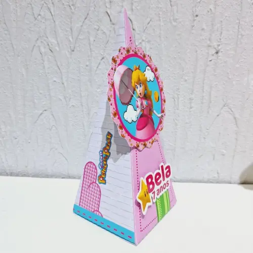 Caixa Piramide - Princesa Peach