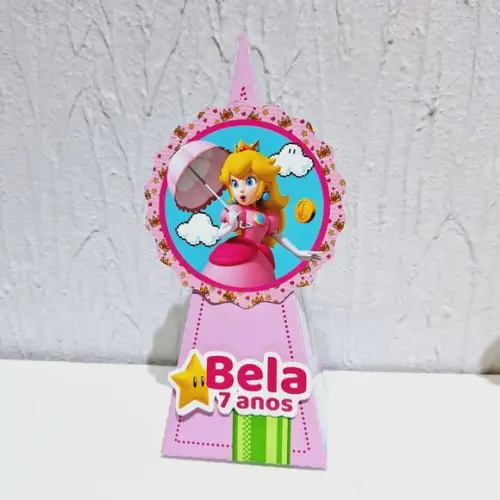 Caixa Piramide - Princesa Peach
