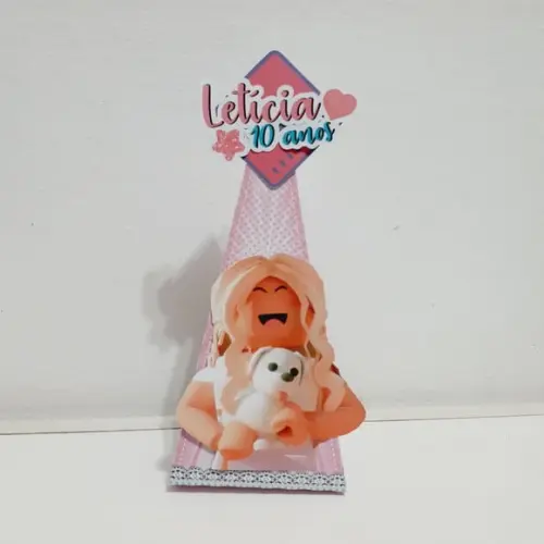 Caixa Piramide - Roblox Rosa