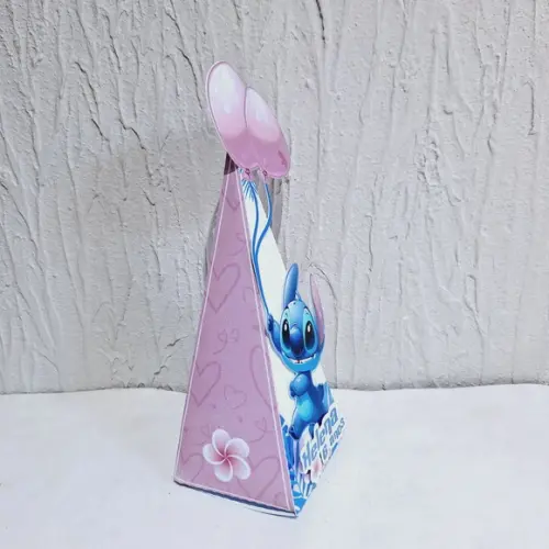Caixa Piramide - Stitch