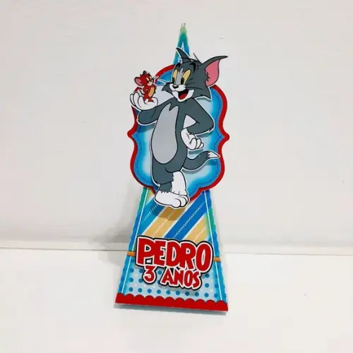 Caixa Pirâmide - Tom e Jerry
