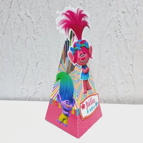 Caixa Piramide - Trolls