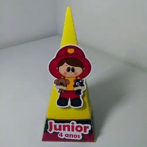 Caixa Piramide- Bombeiro