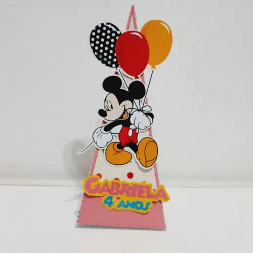 Caixa Piramide- Turma do Mickey